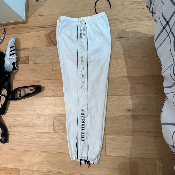 Women's White Joggers - Picture 5 of 8